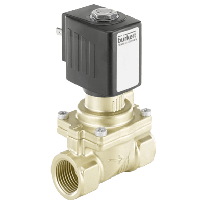 Burkert Servo-Assisted 2/2-Way Diaphragm Valve, 6281EV